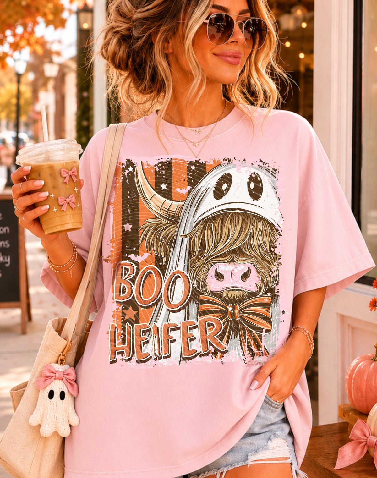 Boo Heifer Spooky Halloween Tee.