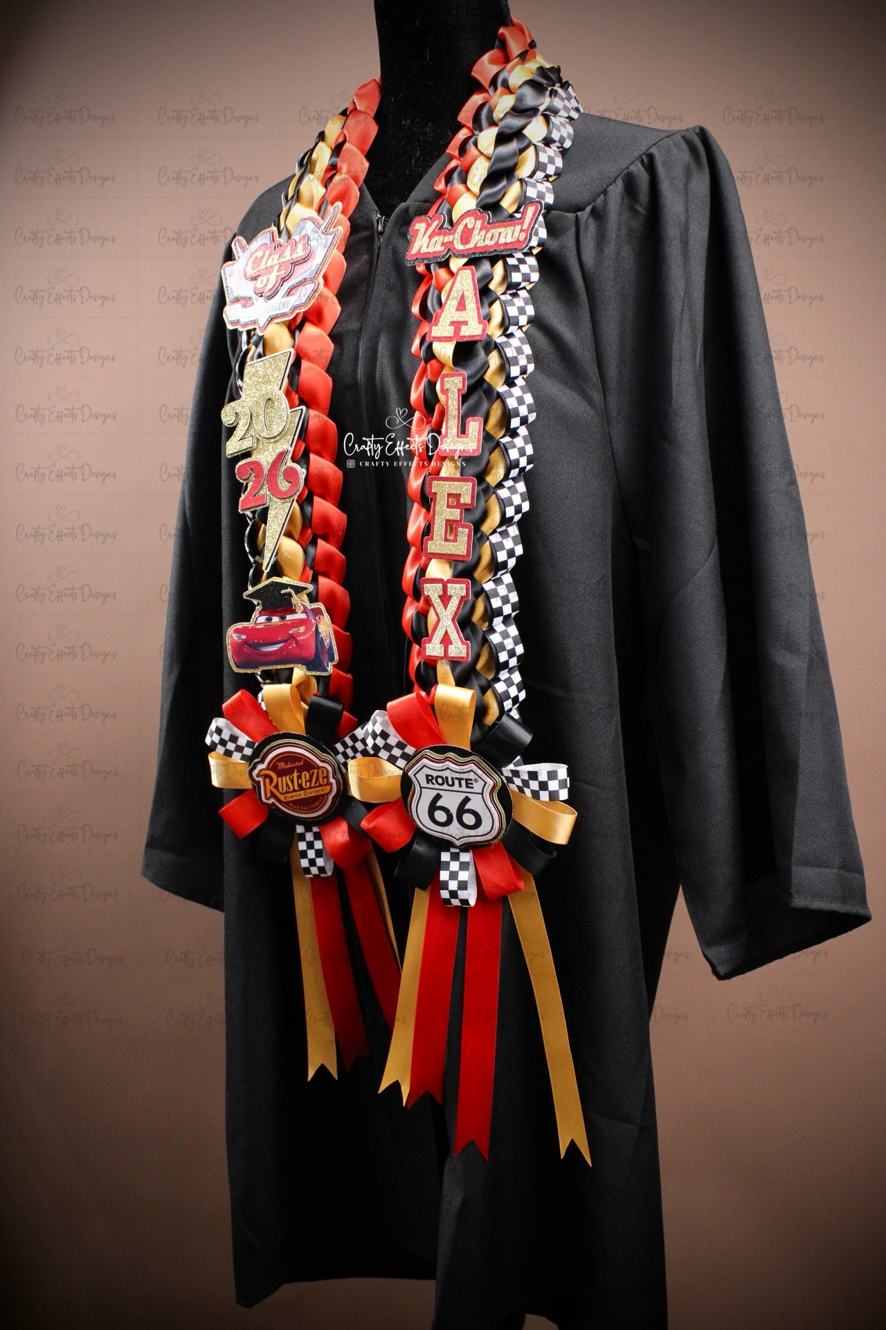 Race Car Graduation Grad Lei