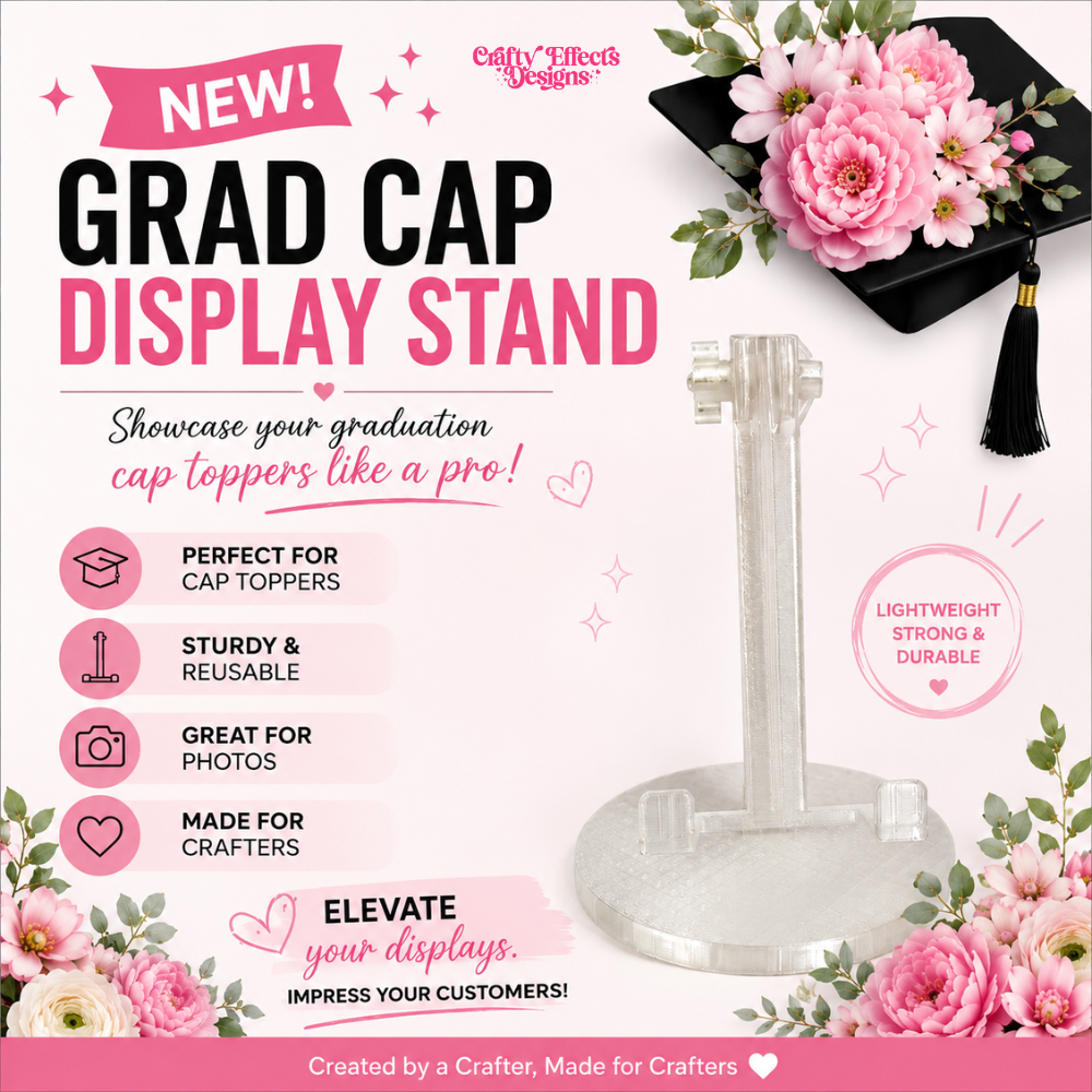 3D Printed Graduation Cap Topper Display Stand