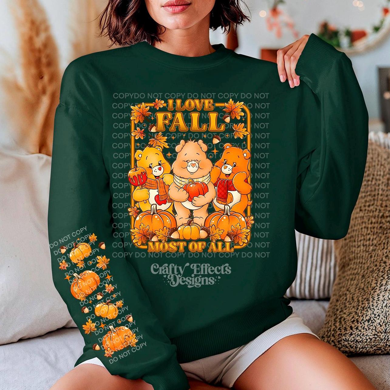 Fall bears Christmas Crewneck