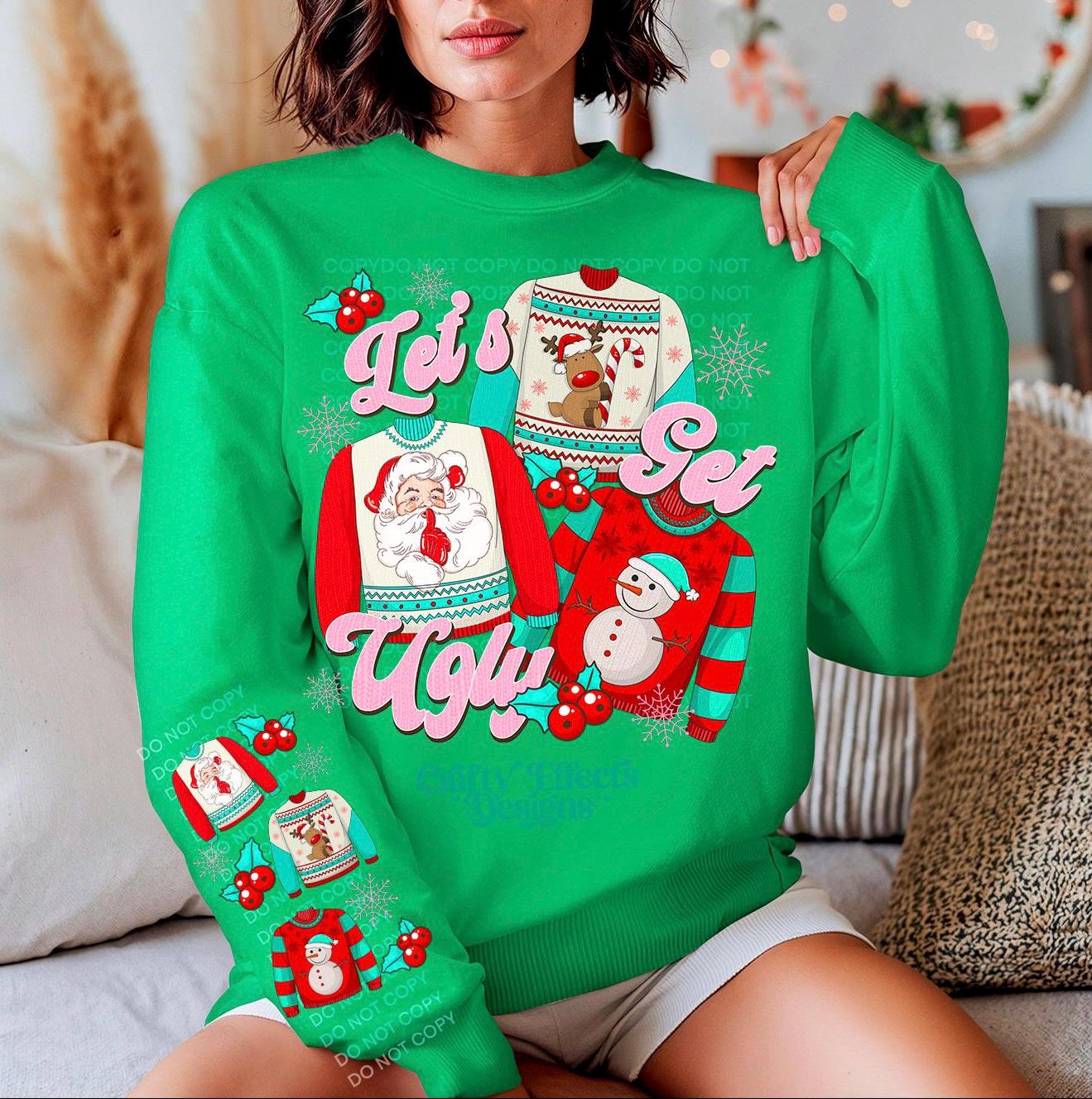 Let's get ugly Christmas Crewneck