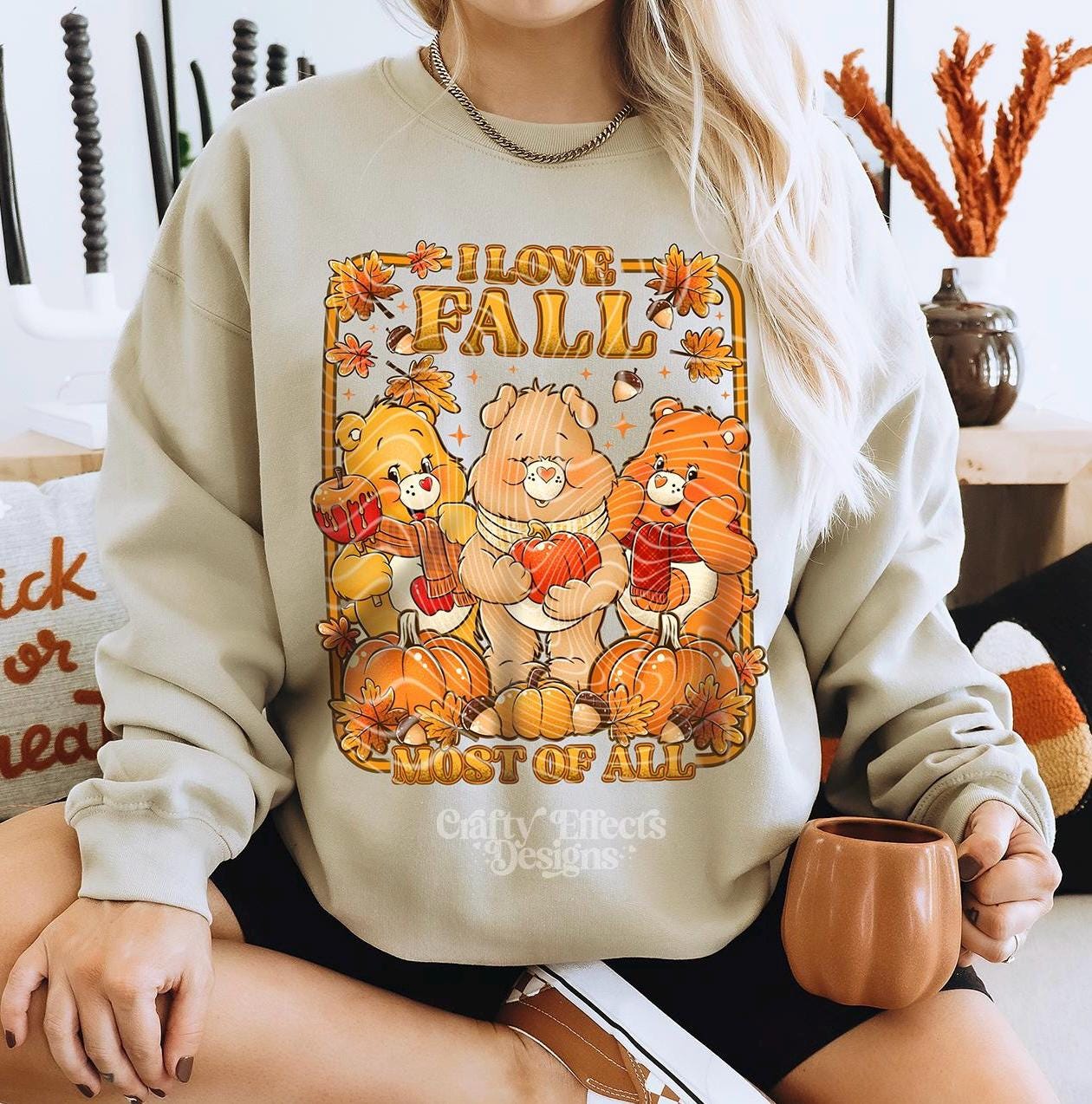 Fall bears Christmas Crewneck
