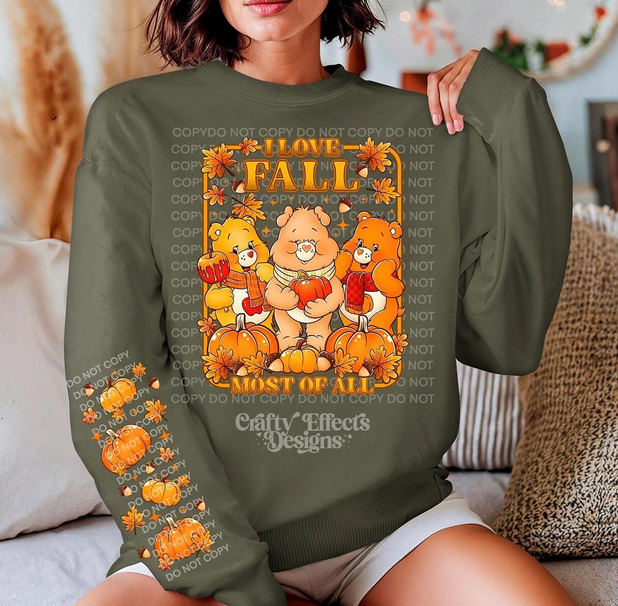 Fall bears Christmas Crewneck
