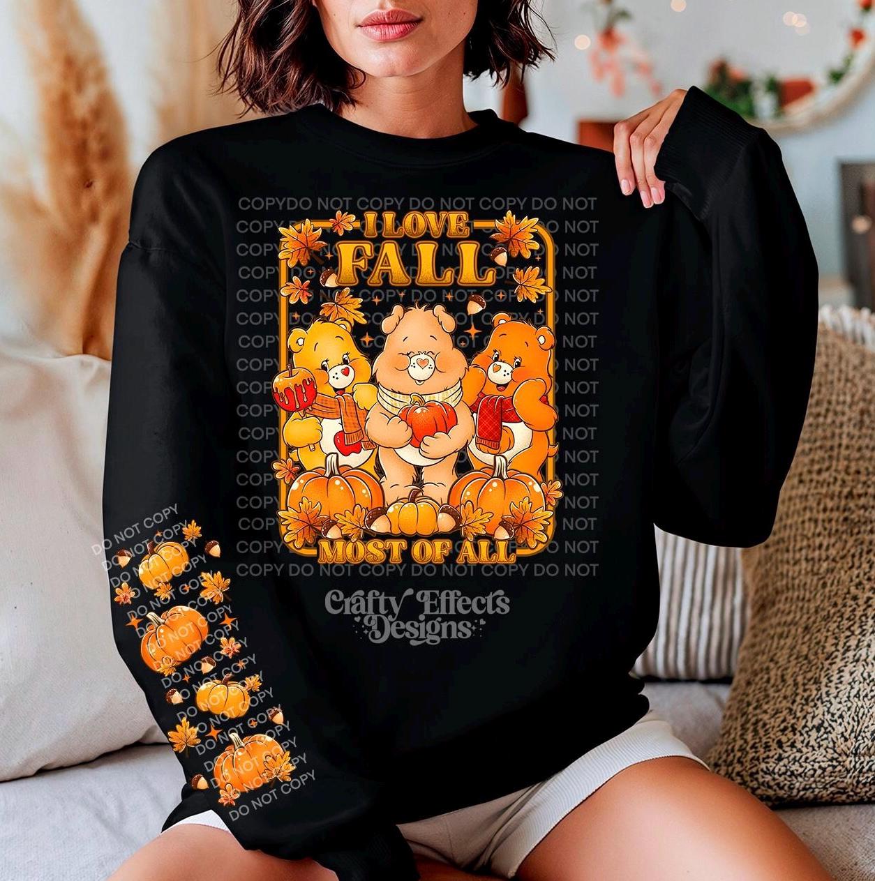 Fall bears Christmas Crewneck