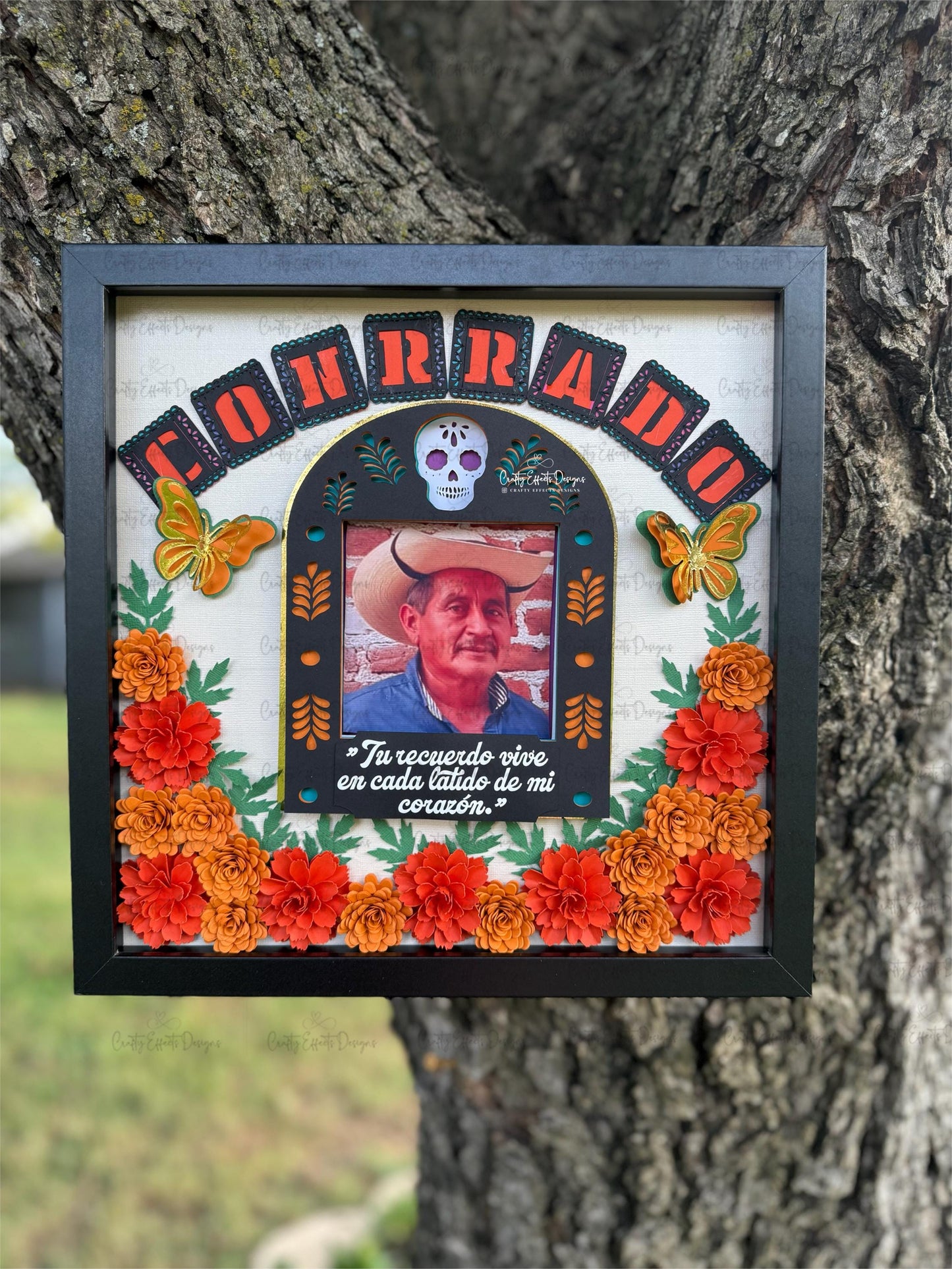 Shadow Box | Memorial Shadow Box | ofrenda | Memorial Shadow Box for ofrenda | day of the dead decor dia de los muertos,recuerdame Xóchitl