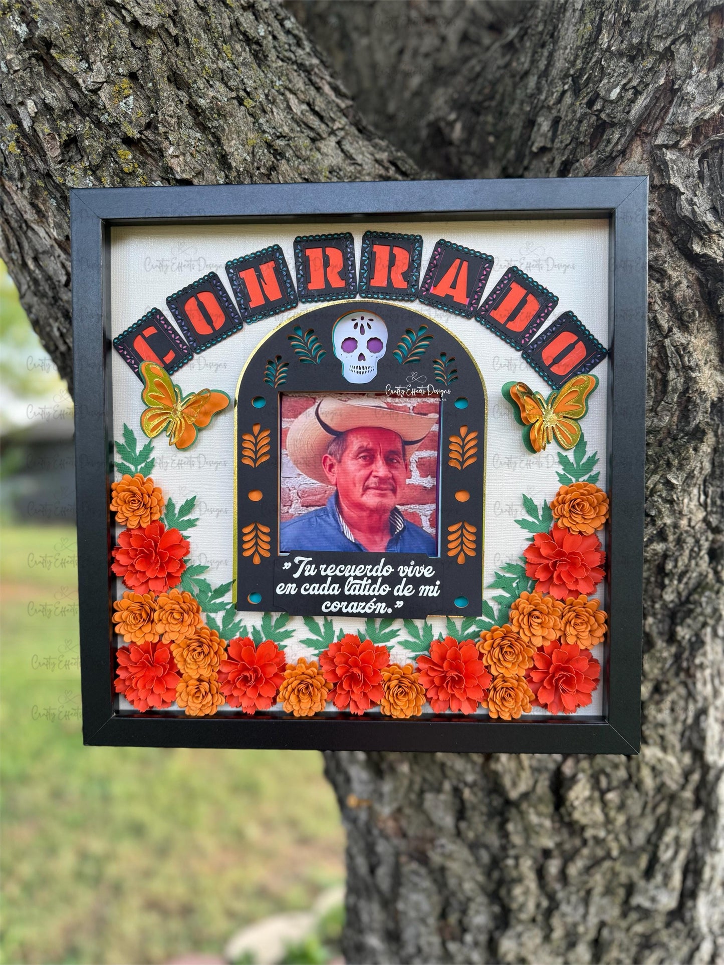 Shadow Box | Memorial Shadow Box | ofrenda | Memorial Shadow Box for ofrenda | day of the dead decor dia de los muertos,recuerdame Xóchitl