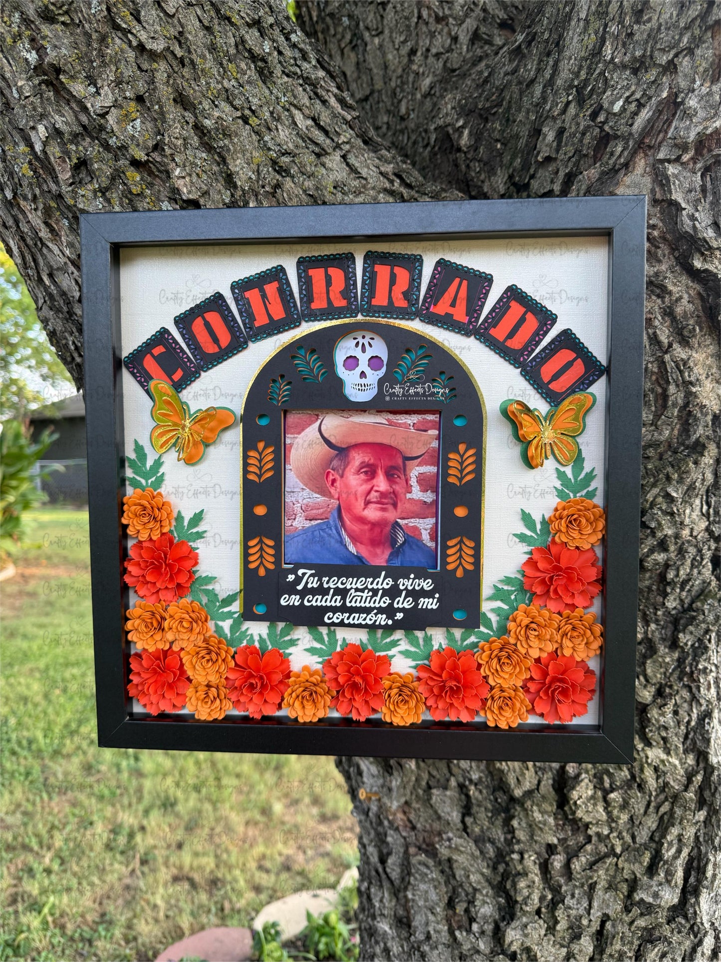 Shadow Box | Memorial Shadow Box | ofrenda | Memorial Shadow Box for ofrenda | day of the dead decor dia de los muertos,recuerdame Xóchitl
