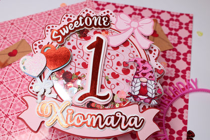 Valentine’s Day Birthday Cake Topper