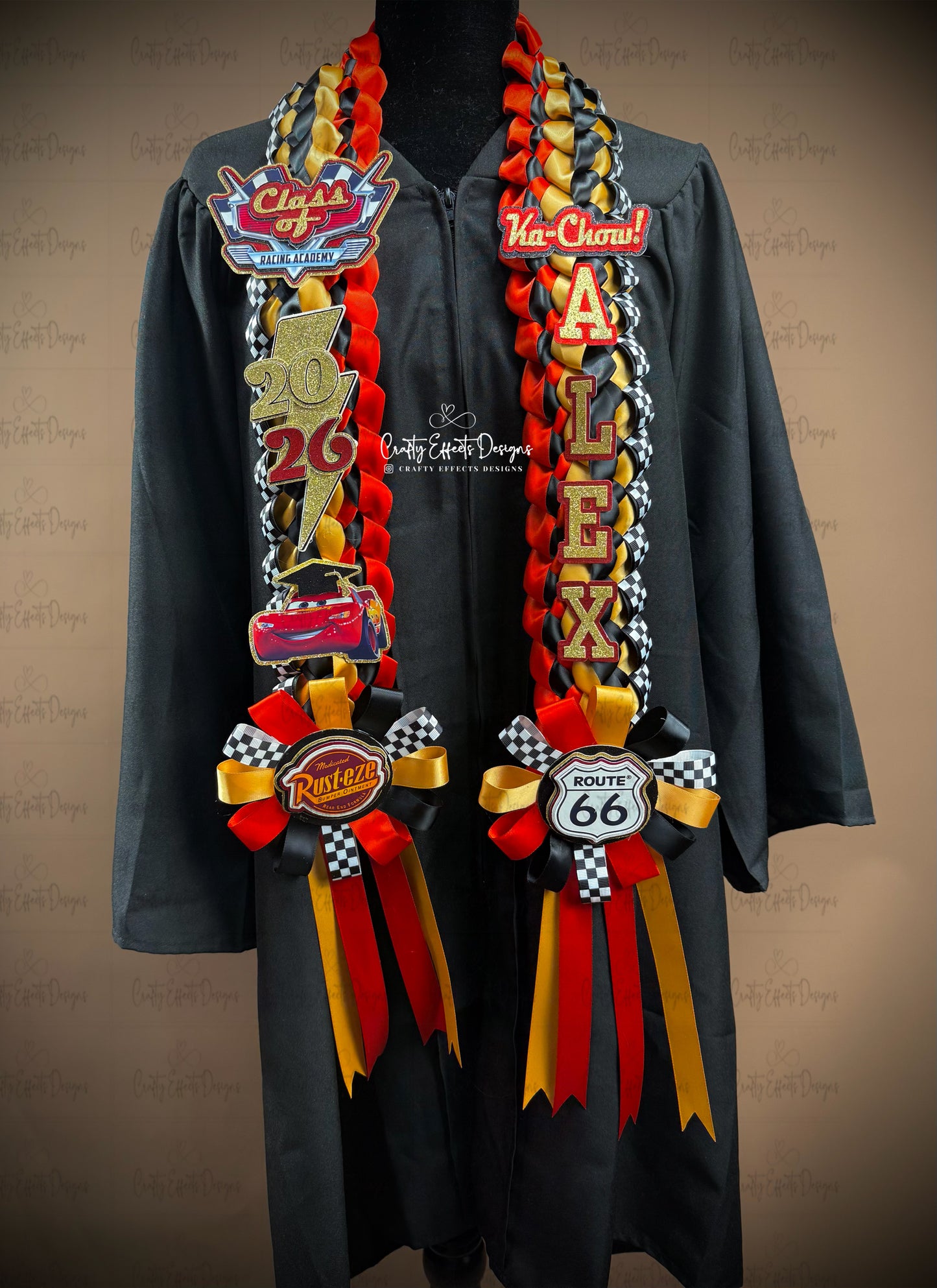 Race Car Graduation Grad Lei