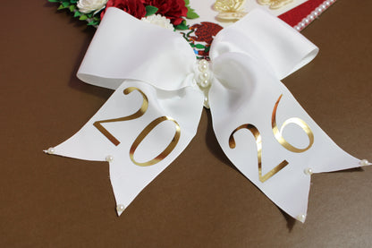 Mexican Floral Graduation Cap Topper  | Mexican Flag Inspired Grad Cap Decor with Flowers | Custom Graduation Cap Decoration