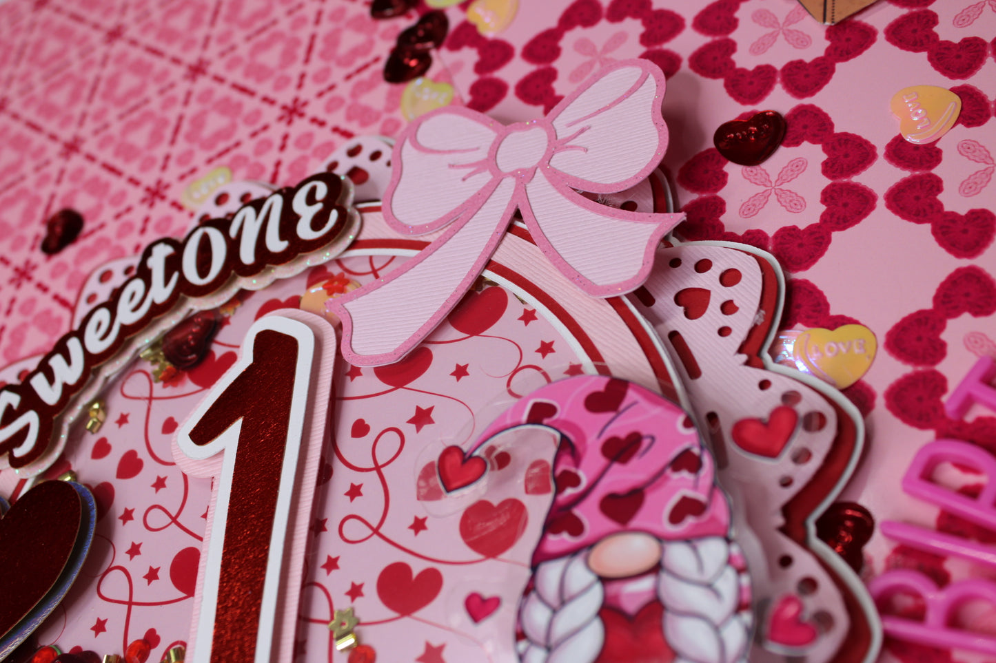 Valentine’s Day Birthday Cake Topper