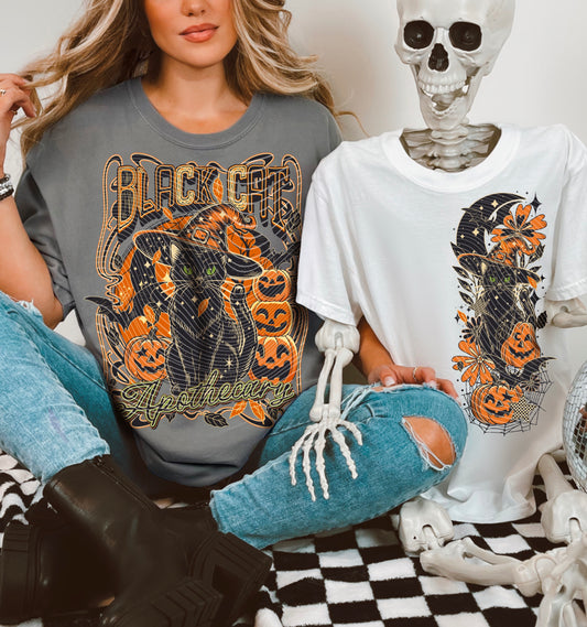 Black Cat T-Shirt – Mystery, Style, and a Touch of Magic