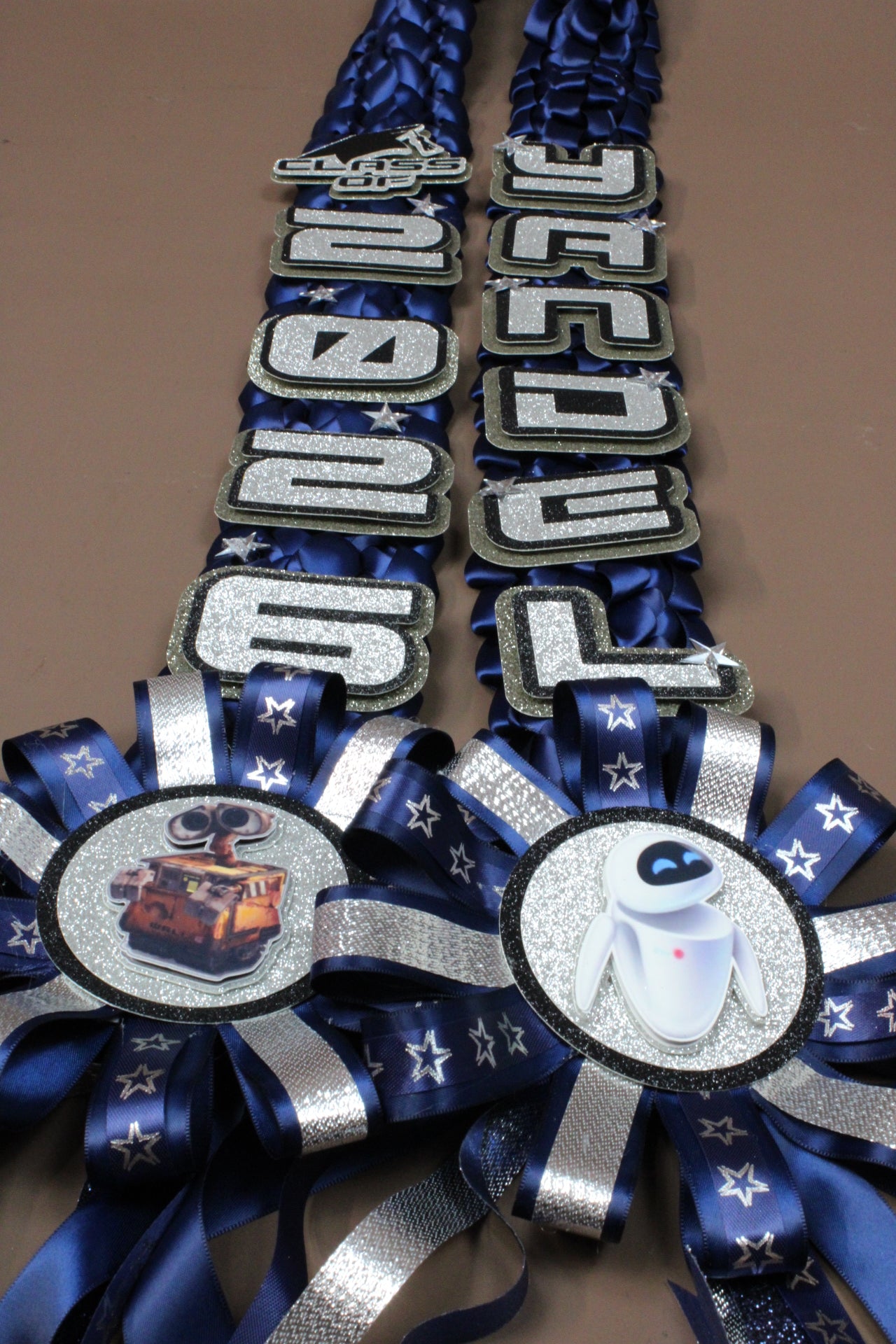 Robot Love Inspired Graduation Lei & Cap Topper Set – Custom Class of 2026
