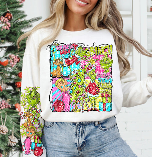 ChristmasGrinch Crewneck Sweatshirt