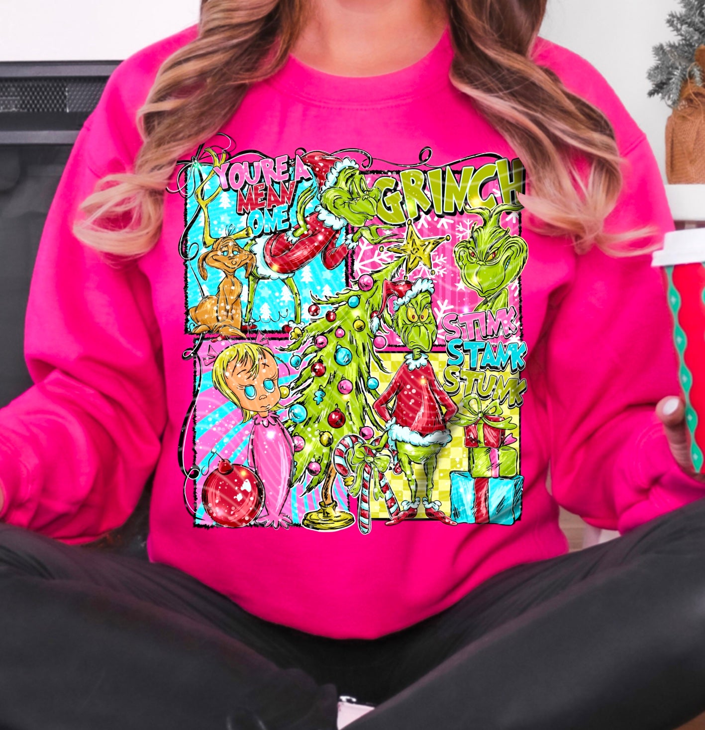 ChristmasGrinch Crewneck Sweatshirt