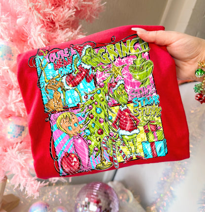 ChristmasGrinch Crewneck Sweatshirt