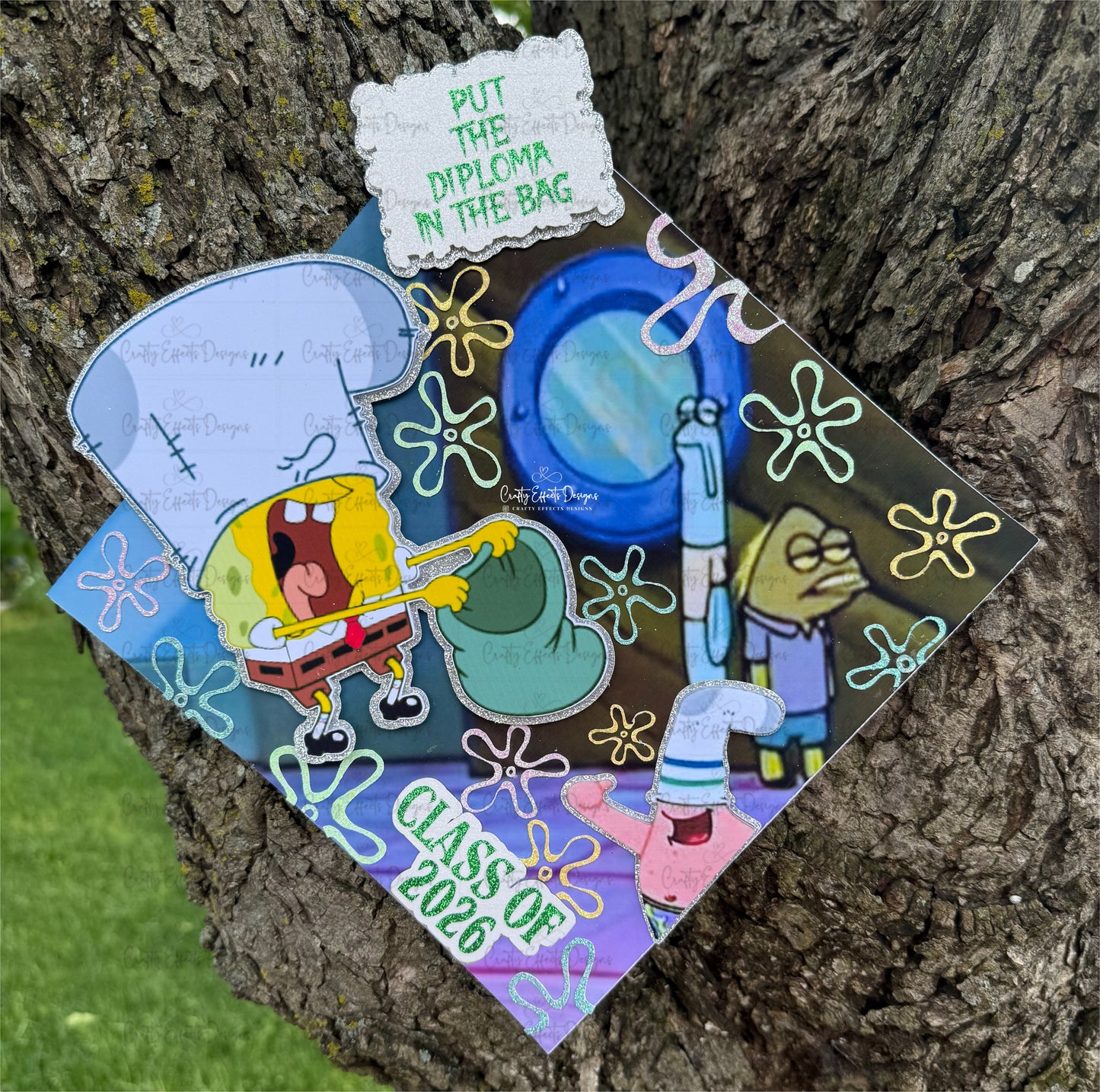 Fun Character Graduation Cap – Custom Grad Cap Topper