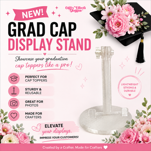 3D Printed Graduation Cap Topper Display Stand