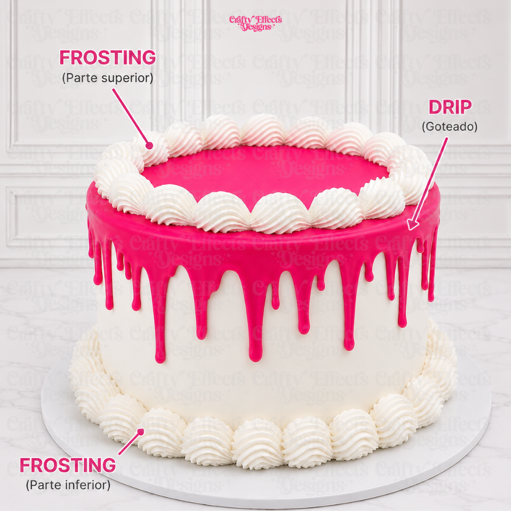 Realistic Cake For Topper Display Stand | 3D Printed Photography Cake Prop for Product Photos
