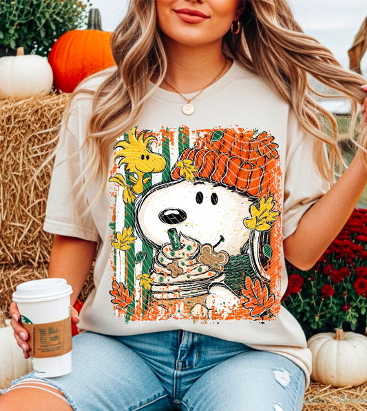 Snoopy Fall Vibes T-Shirt.