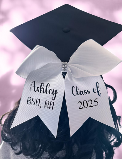 Personalized Graduation Bow