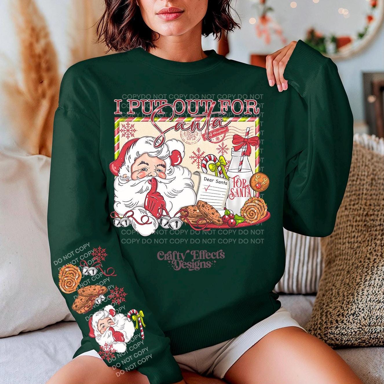 Put_Of_For_Santa Christmas Crewneck