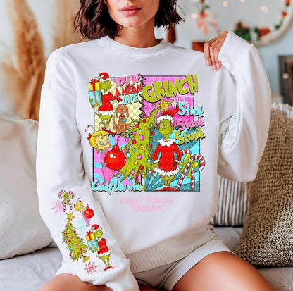 Green Whoville Christmas Crewneck