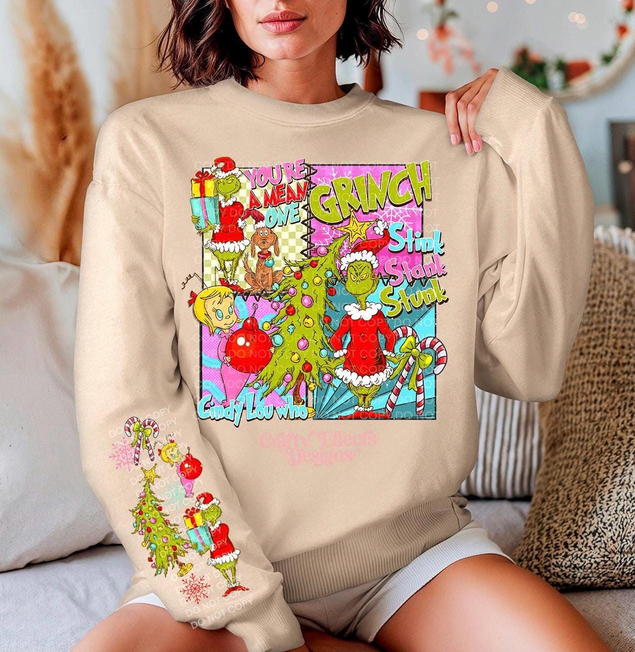 Green Whoville Christmas Crewneck