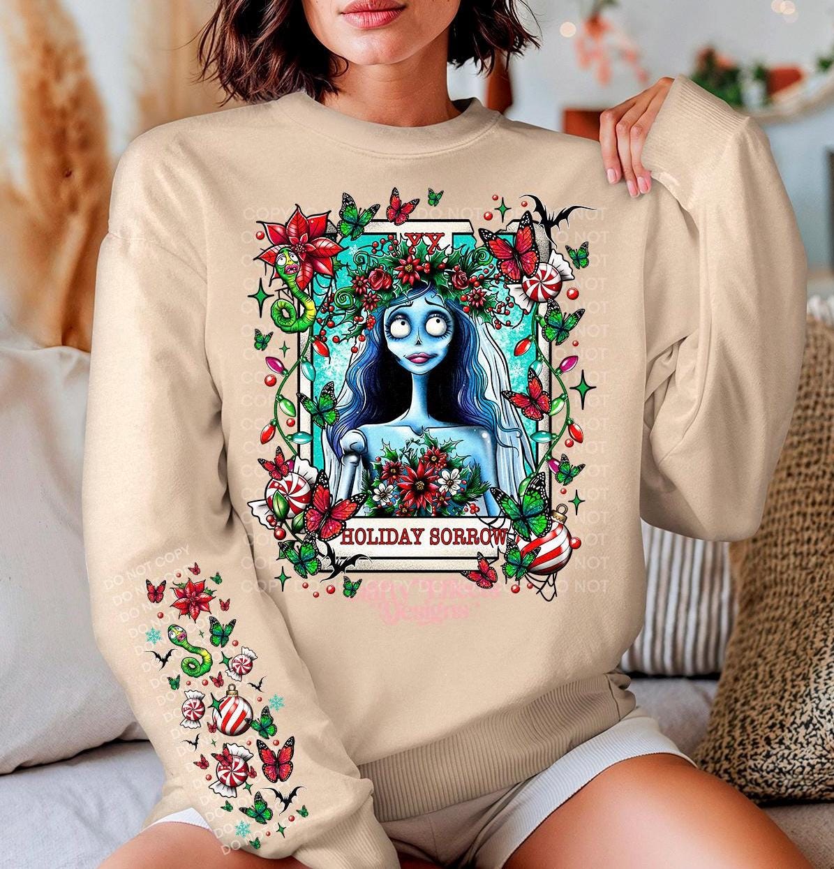 Holliday sorrow Christmas Crewneck