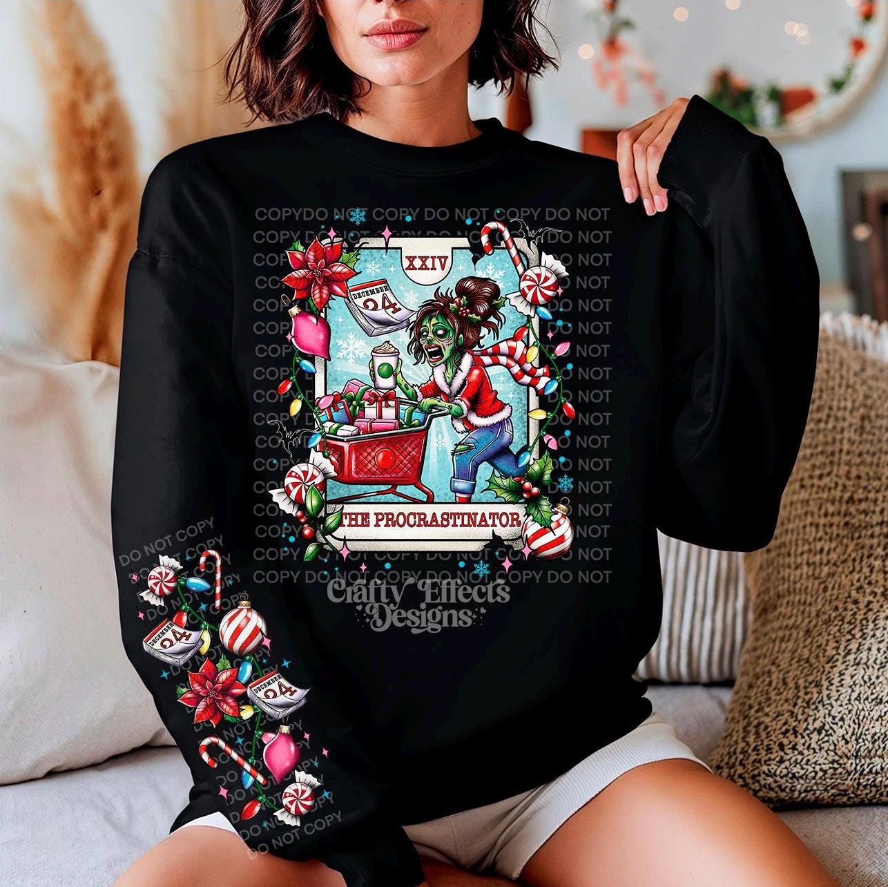 Procrastinato Christmas Crewneck