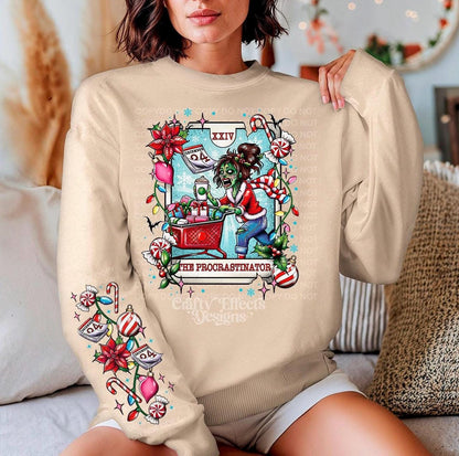 Procrastinato Christmas Crewneck