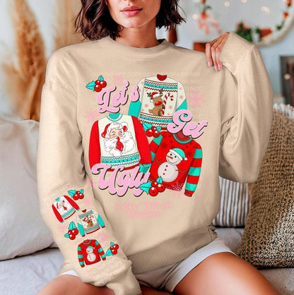 Let's get ugly Christmas Crewneck