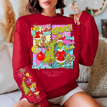 Green Whoville Christmas Crewneck