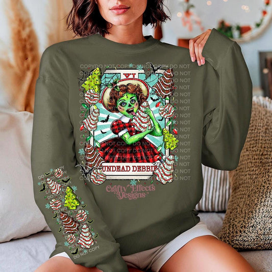 Undead Debbie Christmas Crewneck