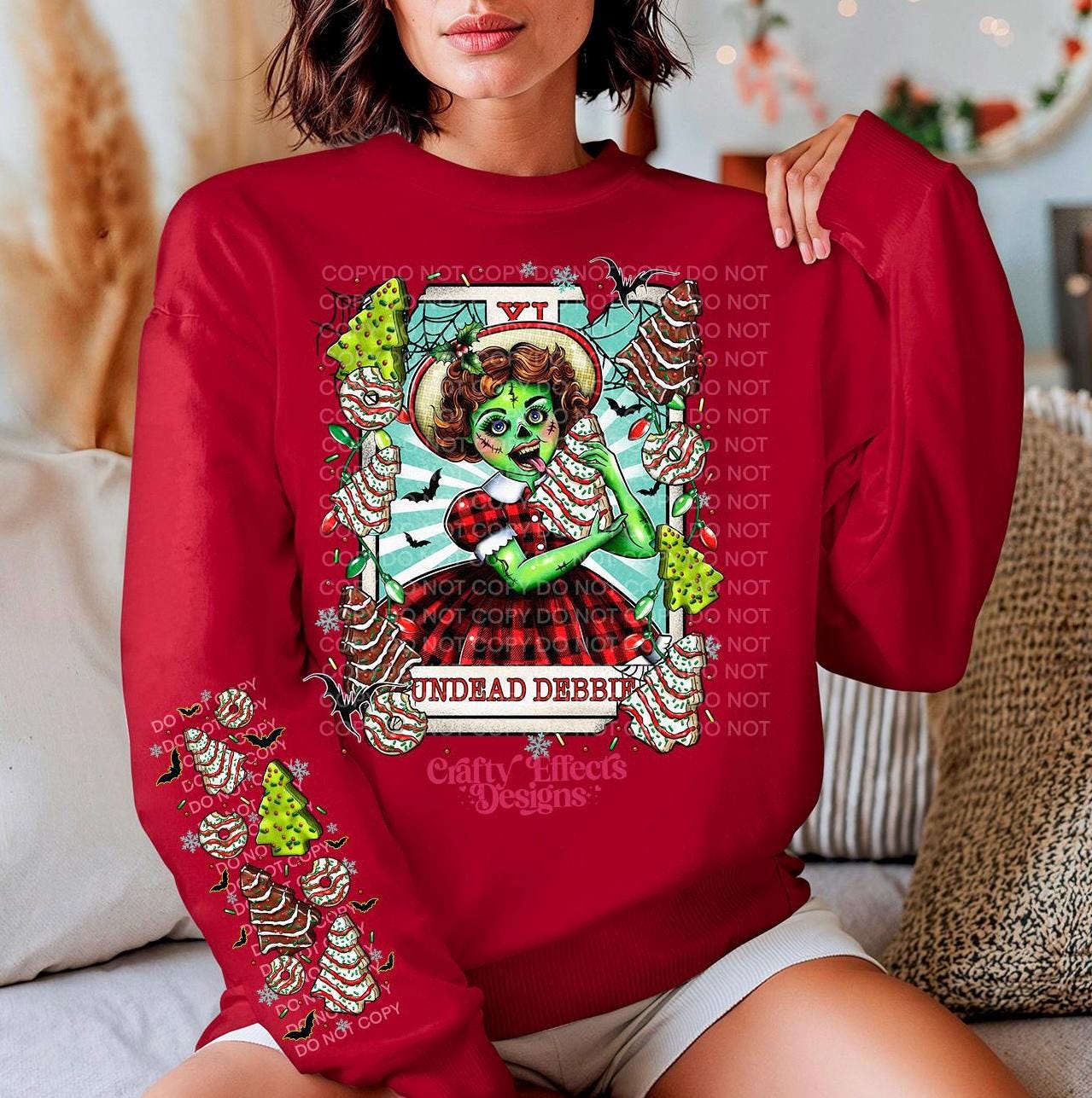Undead Debbie Christmas Crewneck