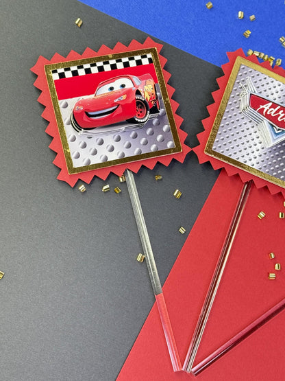 Cars  Cupcake Toppers: Personalized Party Decor