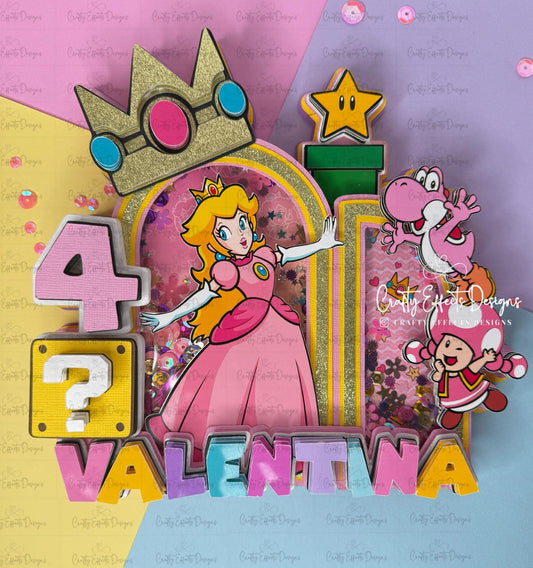 Princess Peach Cake Topper